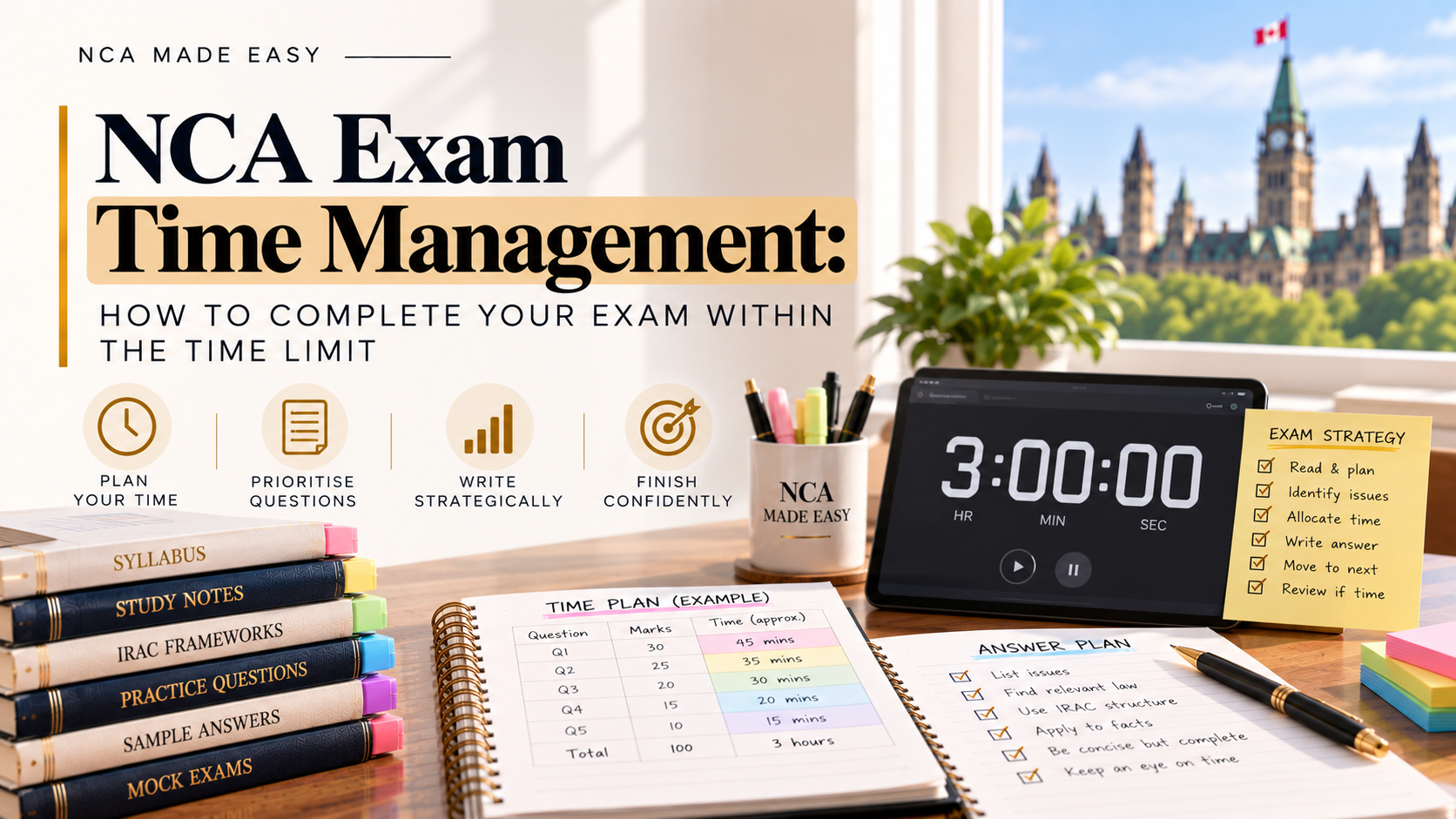 NCA Exam Time Management: How to Complete Your Exam Within the Time Limit